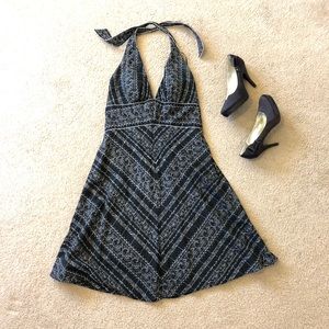 Gorgeous Halter dress with deep V neck.